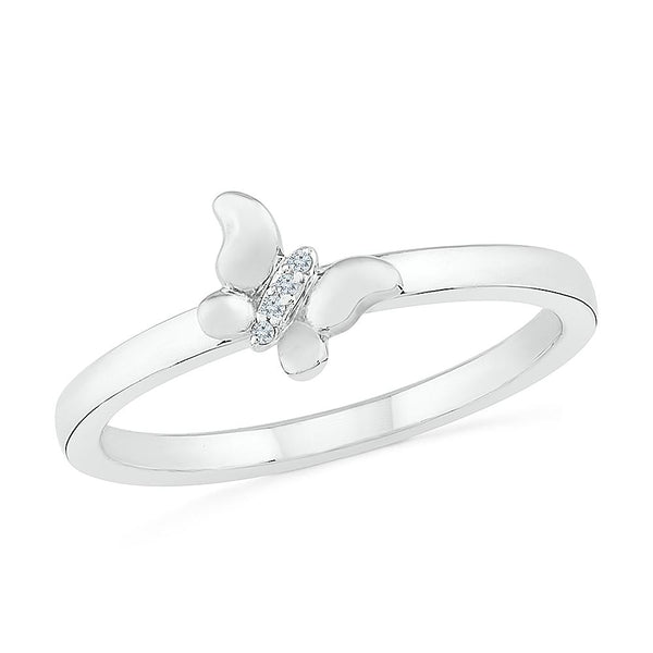 Sparkling Beauty Butterfly Ring