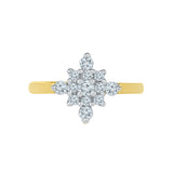Sparkling Bloom Diamond Cocktail Ring